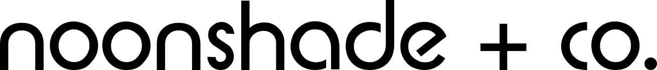 noonshade + co. plain text logo